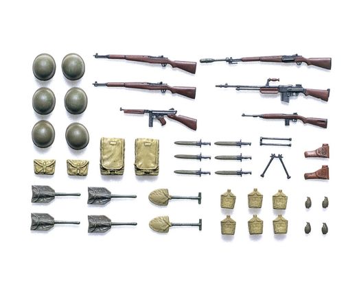 maqquette Accessoires militaires : Equipement d'infanterie US  - 1/35 - Tamiya 35206