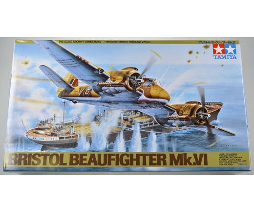 Maquette avion militaire : Bristol Beaufighter VI - 1/48 - Tamiya 61053