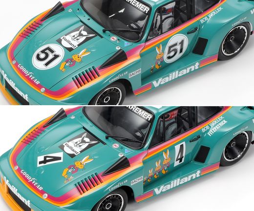 Maquette voiture de course : Porsche 935 Vaillant 1/20 - Tamiya 20071