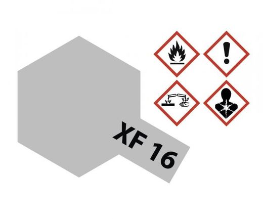 Peinture pour maquettes - XF16 ALUMINIUM  MAT - XL 23 ml - Tamiya 81316