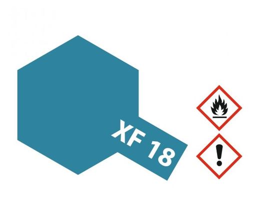 Peinture pour maquettes - XF18 BLEU MOYEN MAT - XL 23 ml - Tamiya 81318