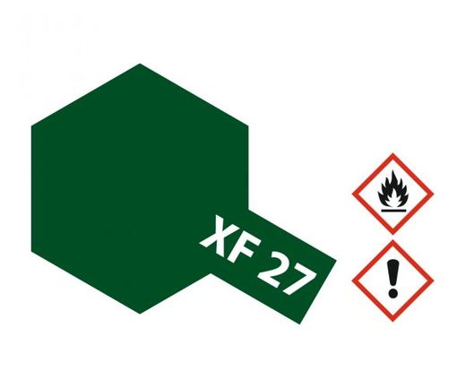 Peinture pour maquettes - XF27 VERT NOIR MAT - XL 23 ml - Tamiya 81327