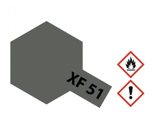 Peinture pour maquettes - XF51 VERT KAKI MAT - XL 23 ml - Tamiya 81351
