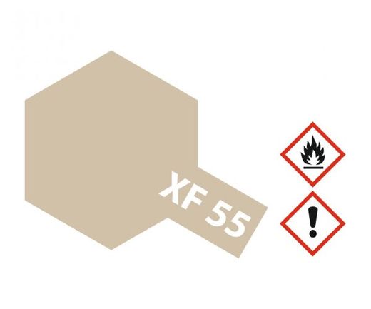 Peinture pour maquettes - XF55 HAVANE MAT - XL 23 ml - Tamiya 81355