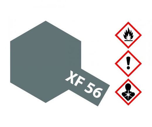 Peinture pour maquettes - XF56 GRIS METAL MAT - XL 23 ml - Tamiya 81356