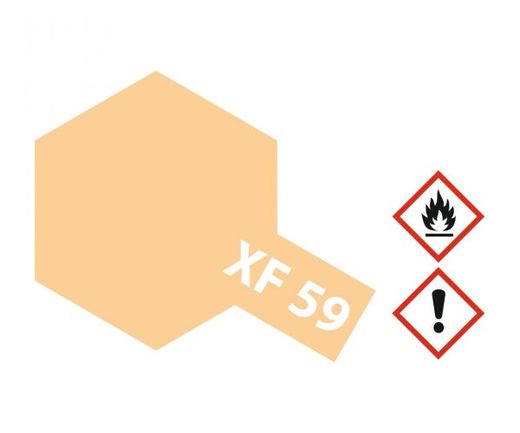Peinture pour maquettes - XF60 JAUNE DESERT MAT - XL 23 ml - Tamiya 81360