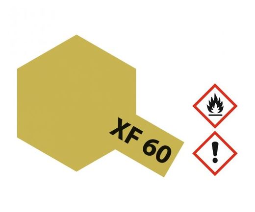 Peinture pour maquettes - XF60 JAUNE FONCE MAT - XL 23 ml - Tamiya 81361