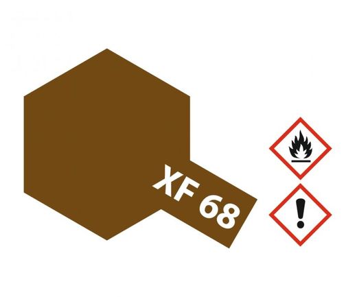 Peinture pour maquettes - XF68 BRUN OTAN mat - XL 23 ml - Tamiya 81368