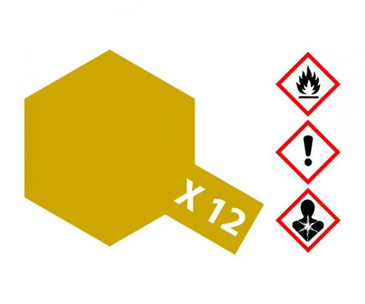 Tamiya 81512 - X12 Or Métallisé : Peinture acrylique