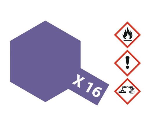 Peinture pour maquettes - X16 VIOLET brillant - XL 23 ml - Tamiya 81016