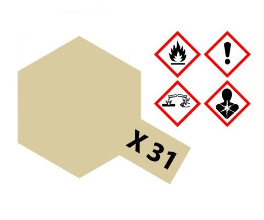 Peinture pour maquettes - X31 TITANIUM OR - XL 23 ml - Tamiya 81031