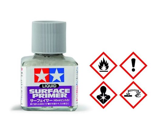 Peintures pour maquette : Appret liquide gris - Tamiya 87075