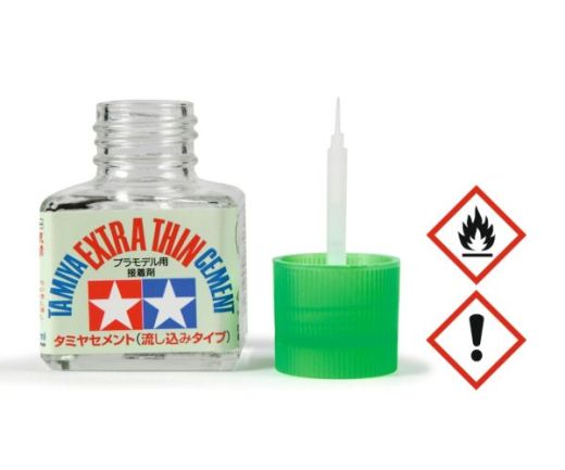 Accessoire de modélisme : Colle pinceau extra fluide – Tamiya 87038