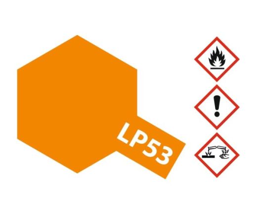 Tamiya LP-53 Orange translucide - Tamiya 82153, Peinture laquée