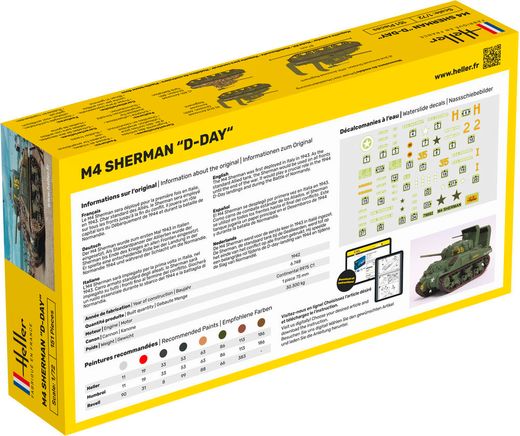 Maquette militaire : Sherman - 1:72 - Heller 79892