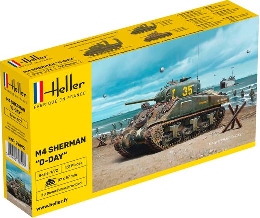 Maquette militaire : Sherman - 1:72 - Heller 79892