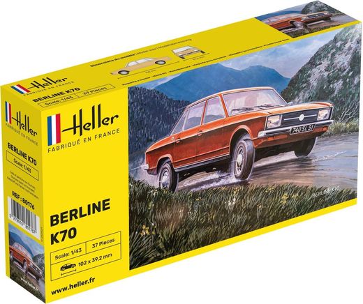 Maquette voiture : Berline K70 - 1/43 - Heller 80176