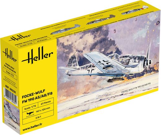 Maquette avion militaire : FW 190 1/72 - 1/72 - Heller 80235