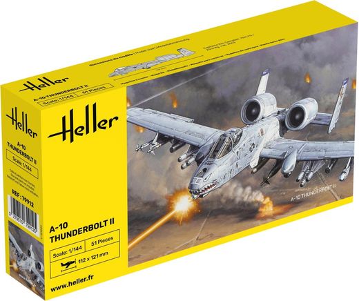 Maquette avion militaire : A-10 Thunderbolt II 1/144 - Heller 79912