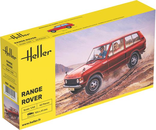 Kit de modélisme automobile : Range Rover 1/43 - Heller 80181