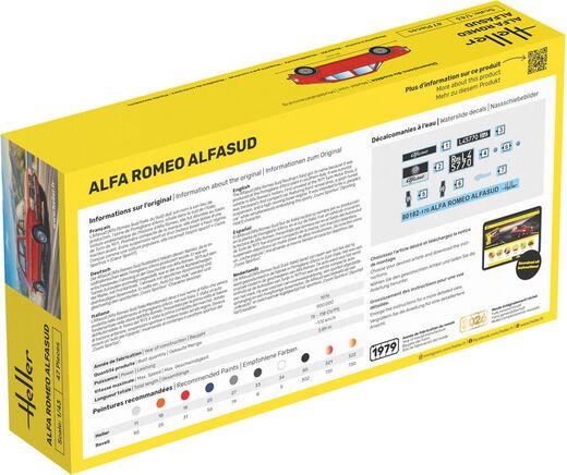 Maquette Alfa Romeo Alfasud 1/43 – Heller 80182