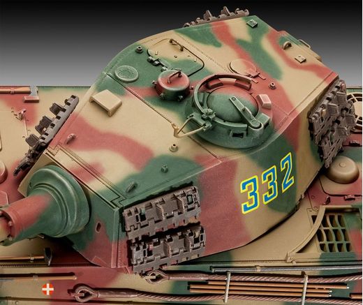 Maquette char d'assaut : Tiger II Ausf.B (Henschel Turret) - 1/35 - Revell 03249