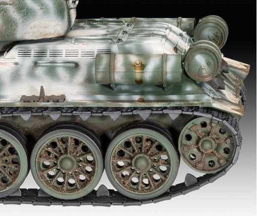 Maquette char d'assaut : T-34/85 - 1:35 - Revell 03319, 3319