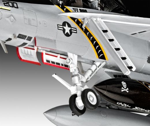 Maquette avion moderne : Model set F/A-18F Super Hornet - 1/72 - Revell 63834