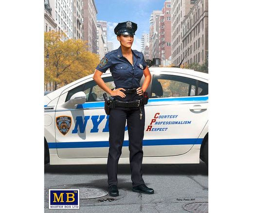 Figurine police moderne : Ashley Field Interview - MasterBox 24027