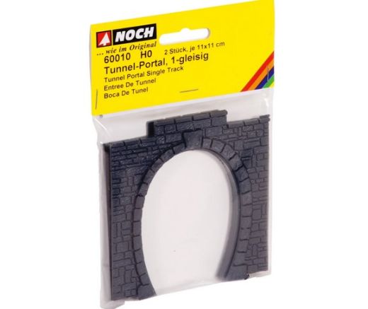 Noch 60010 - Entrées de tunnel miniature train, 1:87 - HO, 11 x 11 cm