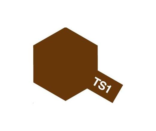 TS1 Rouge brun mat - Tamiya 85001