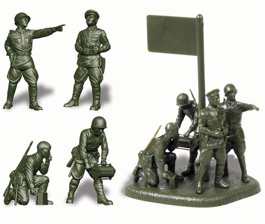 Figurines militaires : État-Major Soviétique 1941-1943 - 1/72 - Zvezda 6132