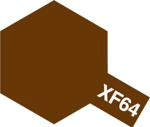 Tamiya 81764 - XF64 Rouge Brun mat : Peinture acrylique