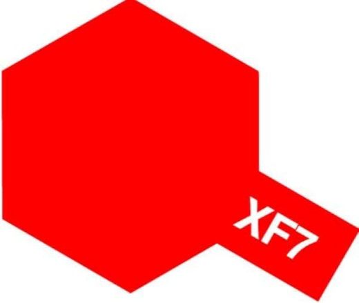 Tamiya 81707 - XF7 Rouge mat : Peinture acrylique