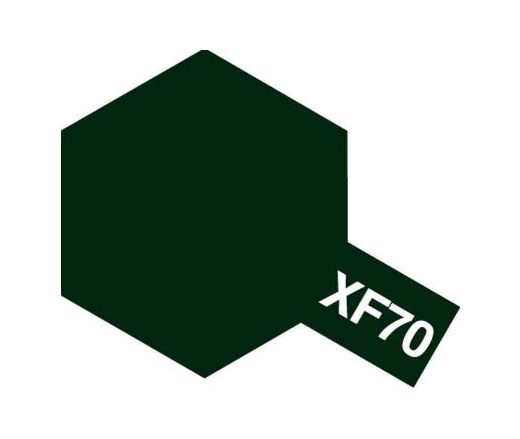 Peinture pour maquettes - XF70 VERT FONCE MAT - XL 23 ml - Tamiya 81370