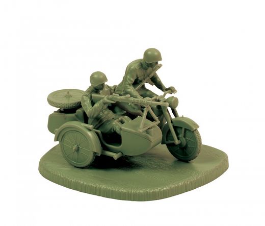 Figurines & véhicule militaires : Sidecar Soviétique M‐72 - 1/72 - Zvezda 06277 6277