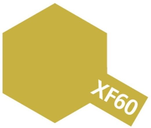 Peinture pour maquettes - XF60 JAUNE FONCE MAT - XL 23 ml - Tamiya 81361