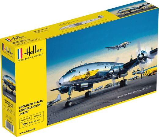 Maquette avion : Lock C-121 A Constellation Berlin - 1:72 - Heller 80382