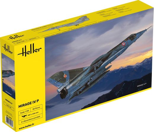 Maquette avion militaire : Mirage IV P 1/48 - Heller 80493