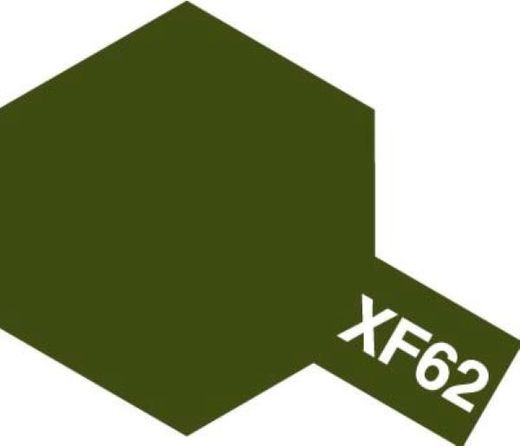 Tamiya 81762 - XF62 Vert Olive Clair mat : Peinture acrylique