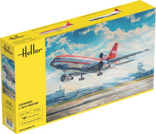 Maquette avion civil : Lockheed L-1011 Tristar 1/125 - Heller 80451