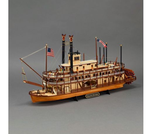 Maquette bateau à vapeur en bois  : King of the Mississippi II 1/80 - Artesania Latina 20515