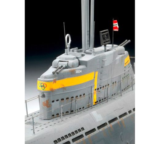 Maquette navire militaire : Sous-marin allemand Type XXI - 1:144 - Revell 05177 5177