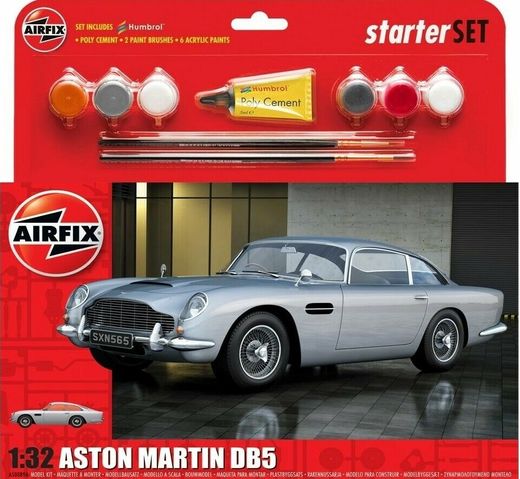 Medium Starter Set - Aston Martin DB5 Silver - 1:32 - Airfix 50089B 50089