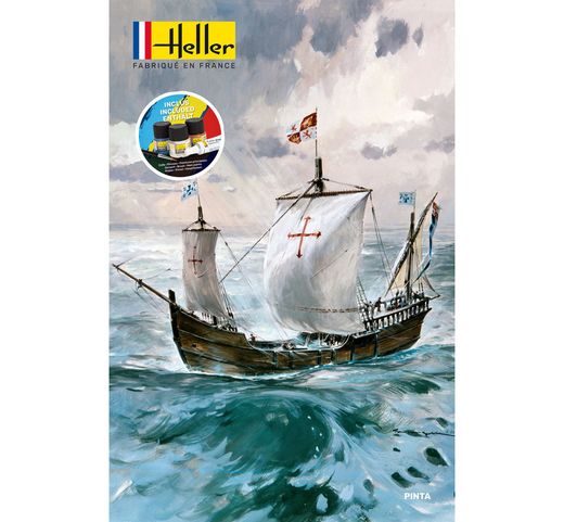 Maquette voilier : Starter kit La Pinta 1:75 - Heller 56816