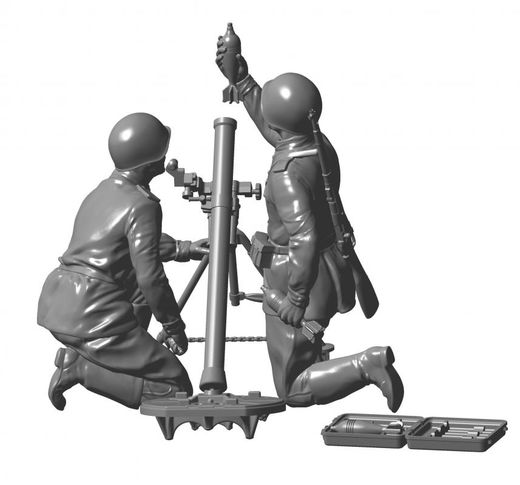 Maquette militaire : Moto M‐72 avec mortier 82mm - 1/35 - Zvezda 03651 3651