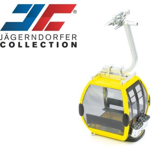 Télécabine oméga -JC- jaune pour téléphérique miniature échelle 1:32 - 8 places - JC-84002-5662