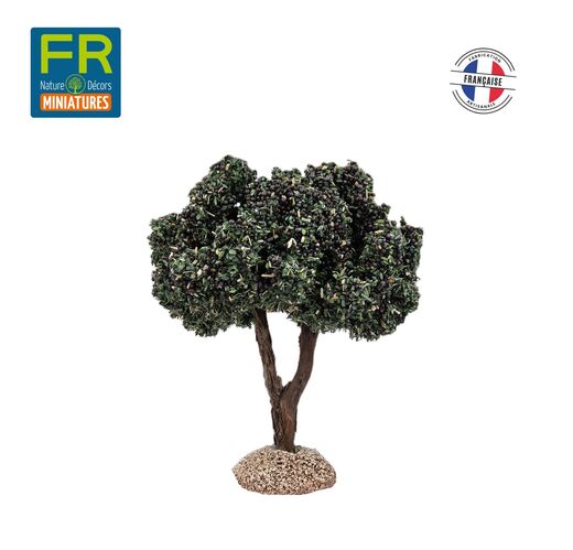 Olivier avec olives 12cm pour crèches provençales
- FR-ATB69590
