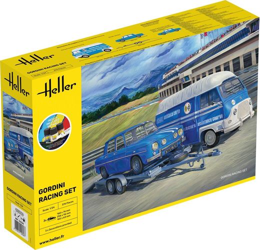 Starter kit : Maquette voitures Gordini Racing Set 1/24 - Heller 52328