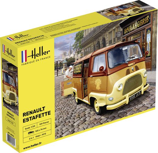Maquette voiture : Renault Estafette - 1:24 - Heller 80743